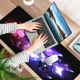 thumbnail image 6 of Glowing Purple Butterfly Desk Mat, Desk Accessory, Cute Workspace, Trendy Workspace, Trendy, 35.4x15.7in Large Gaming Mouse Pad, Cute Desk Topper, Pretty Desk Pad, 6 of 6
