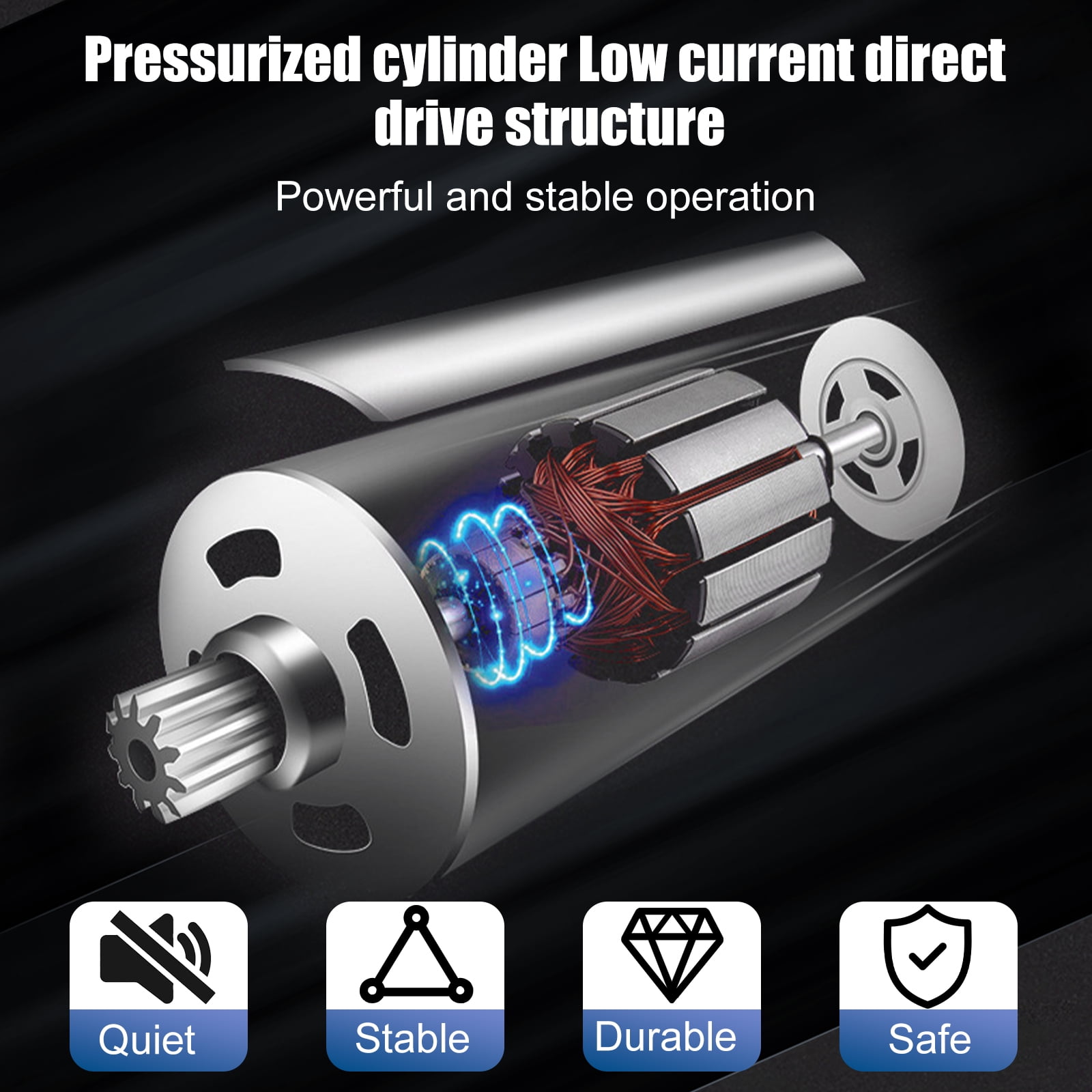 12000mAh Tire Air Compressor Pump For Car Tires with Digital Pressure Gauge, LED Light and Auto Shut-Off Function - Cordless Pump for Car, Motorcycle, Bicycle, Balls and More