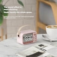 thumbnail image 4 of Alarm Clock Bluetooth 5.0 Speaker Support TF Card U Disk AUX 3D Sound Balance Diffusion Type Alarm Clock Speaker B, 4 of 5