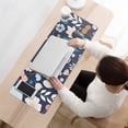 thumbnail image 3 of Long Mouse Pads for Desk,Pioneer Flower Floral Print Pattern Desk Mats on Top Of Desks, Desk Mouse Pad Extra Large with 3mm Non-Slip Base and Stitched Edge for Gaming,Office,Work,Home 31.5"x11.8", 3 of 6