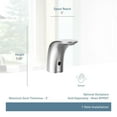 thumbnail image 5 of Moen 8553 M-Power 0.5 GPM Single Hole Bathroom Faucet - Nickel, 5 of 8