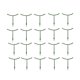 thumbnail image 4 of 20x estacas de soporte para plantas, soporte para plantas, anillos de soporte para flores para el hogar, jaulas de soporte para plantas para plantar macetas, verduras, Largo 145 cm Alto 15 cm, 4 of 8