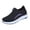 Black, variant on Willtoo Orthopedic Dress Shoes for Women Slip‑On Breathable Knit Mesh Casual Sneakers, Lightweight Non‑Slip Comfort Platform Walking Shoes