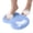 Blue, variant on Upgraded Silicone Massage Bath Mat with Suction Cups for Feet and Back Exfoliating Shower Scrubber Pad