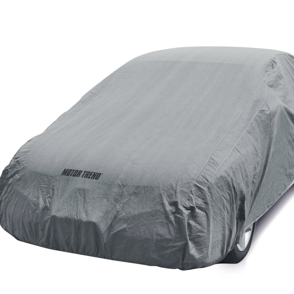 Motor Trend All Weather Proof Universal Fit Car Cover - UV, Water Proof (Gray) (Fits up to 190")