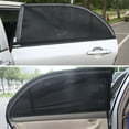 iClover 4Pcs Universal Car Side Window Baby Sun Shade Visor Mesh Screen