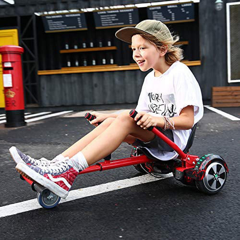 All In One Hover Cart Attachment For Hoverboard - Transform your Hoverboard into a Go Kart with Hovercart - Pink