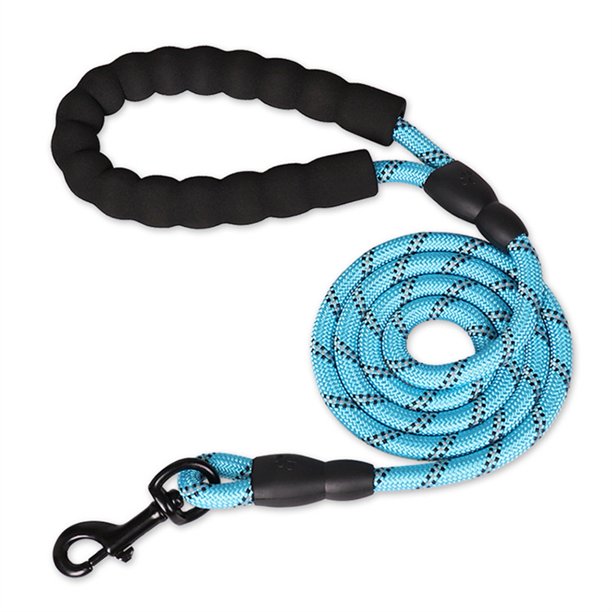 120/150/200/300cm Correa Para Perros De Nylon Fuerte Correas De Arnés Reflectante Con Mango Acolchado Cómodo Para Mascotas Entrenamiento De Cuerdas De Seguridad