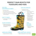 thumbnail image 3 of Oaki Kids Waterproof Rain Boots with Easy-On Handles, 3 of 3