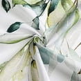 thumbnail image 4 of Small Stall Shower Curtain 36 x 72, Narrow Half Sage Green Floral Fabric Shower Curtain, Watercolor Plant Eucalyptus Leaves Bathroom Curtains Shower Set, 4 of 6