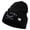 Black, variant on US Army Aviation Embroidered 12 Inch Long Knitted Beanie - Navy OSFM
