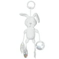 thumbnail image 1 of Muñeco infantil de juguete de dibujos animados con forma de animal, sonajero colgante con campana, mordedor para bebé, cochecito, muñeco de juguete de regalo, conejo, 1 of 12