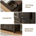 thumbnail image 6 of GIKPAL Dresser for Bedroom, 6 Drawers Wood Dresser with Antique Handles, Farmhouse Rustic Chest of Drawers for Bedroom, Living Room, Entryway & Hallway, 6 of 10