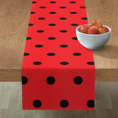 Table Runner Ladybug Ladybird Costume Big Polka Dot Cosplay Cotton