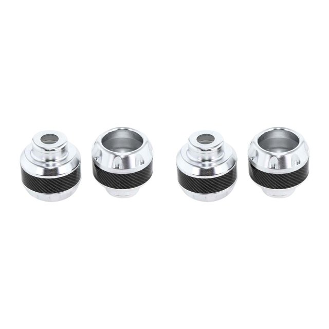 Scienceny 1 par de copas de horquilla delantera para motocicleta, protección contra caídas, protectores deslizantes de aluminio, piezas de repuesto, Type1 NO1 Scienceny CBP185180
