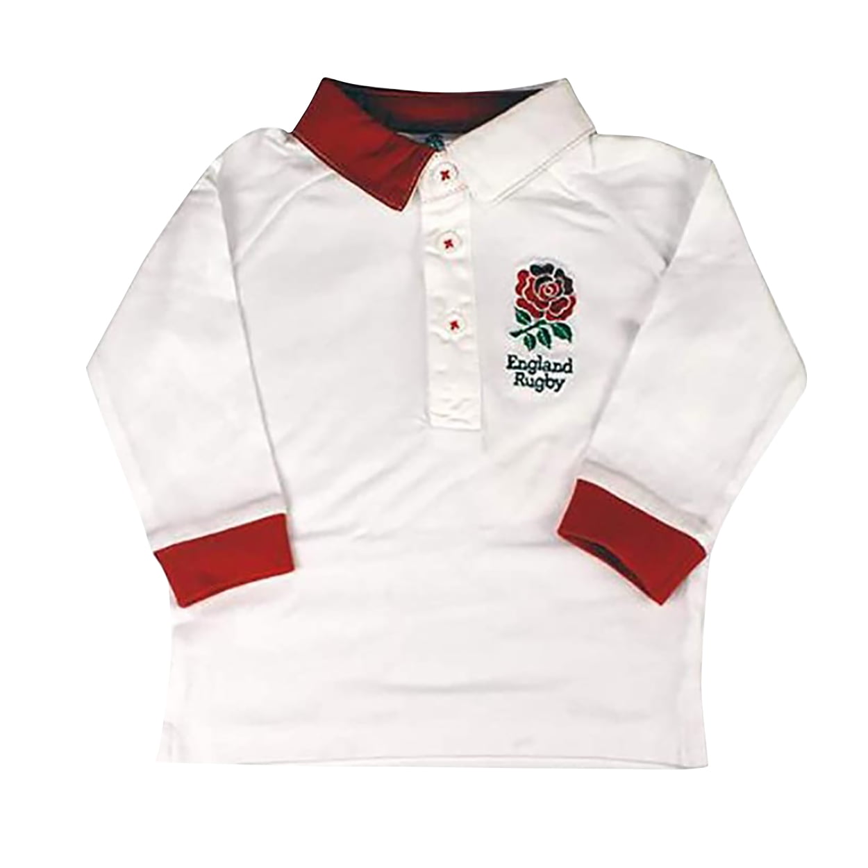 Official RFU England Rugby Union Kids Ladies Mens 100% Cotton Long Sleeve Jersey 