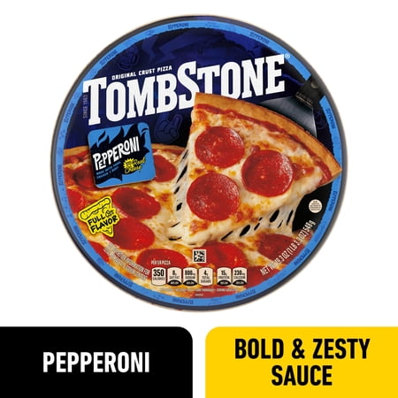 Tombstone Pepperoni, Original Thin Crust Pizza, 19.3 oz (Frozen)