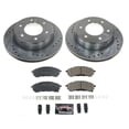 thumbnail image 3 of PowerStop Rear Z23 Evolution Sport Carbon-Fiber Ceramic Brake Pad and Drilled & Slotted Rotor Kit Fits: FORD Select Models K8430, 3 of 10