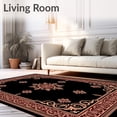 thumbnail image 2 of ODIKA 8x10 Machine Washable Non-Slip Area Rug, Classic Damask Inspired with Symmetrical Flourishes and Detailing Ultra Soft Rug, None, 613423, 2 of 7