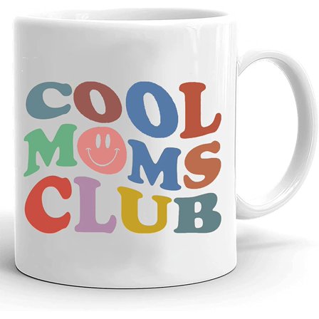 Cool Moms Club Coffee Mug, Mom Mug, Cool Mom Mug, Mama Mug, Mom To Be Mug, Gifts For Mom On Birthday Halloween Christmas, Mother's Day Gift, Ceramic Coffee Mug 11oz 15oz