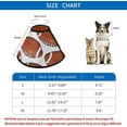 thumbnail image 3 of Football Soft Cat Dog Recovery Collar Adjustable Cat Cone Wound Healing Protective After Surgery for Cats and Puppy, 3 of 7