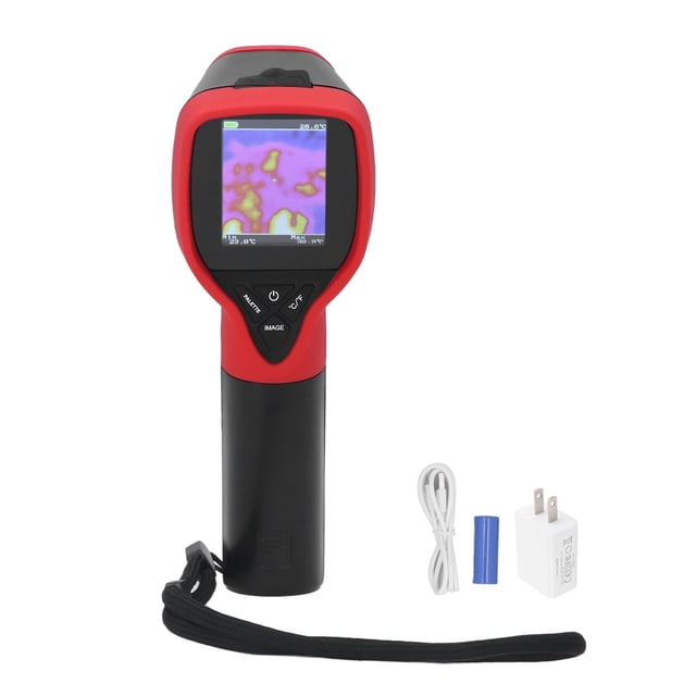 Thermal Imaging Camera Compact Handheld Wear Resistant Infrared Imager for Construction 100‑240V US Plug