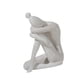 thumbnail image 3 of Escultura abstracta, decoración de escritorio, sujetalibros decorativo, centro de mesa, arte moderno Blanco envejecido., 3 of 9
