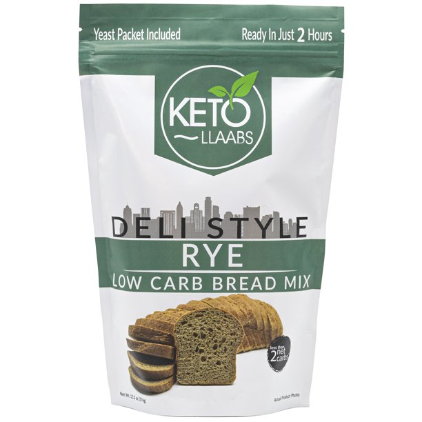 KETO LLAABS Low Carb Bread, Deli Style Rye Keto Bread Mix