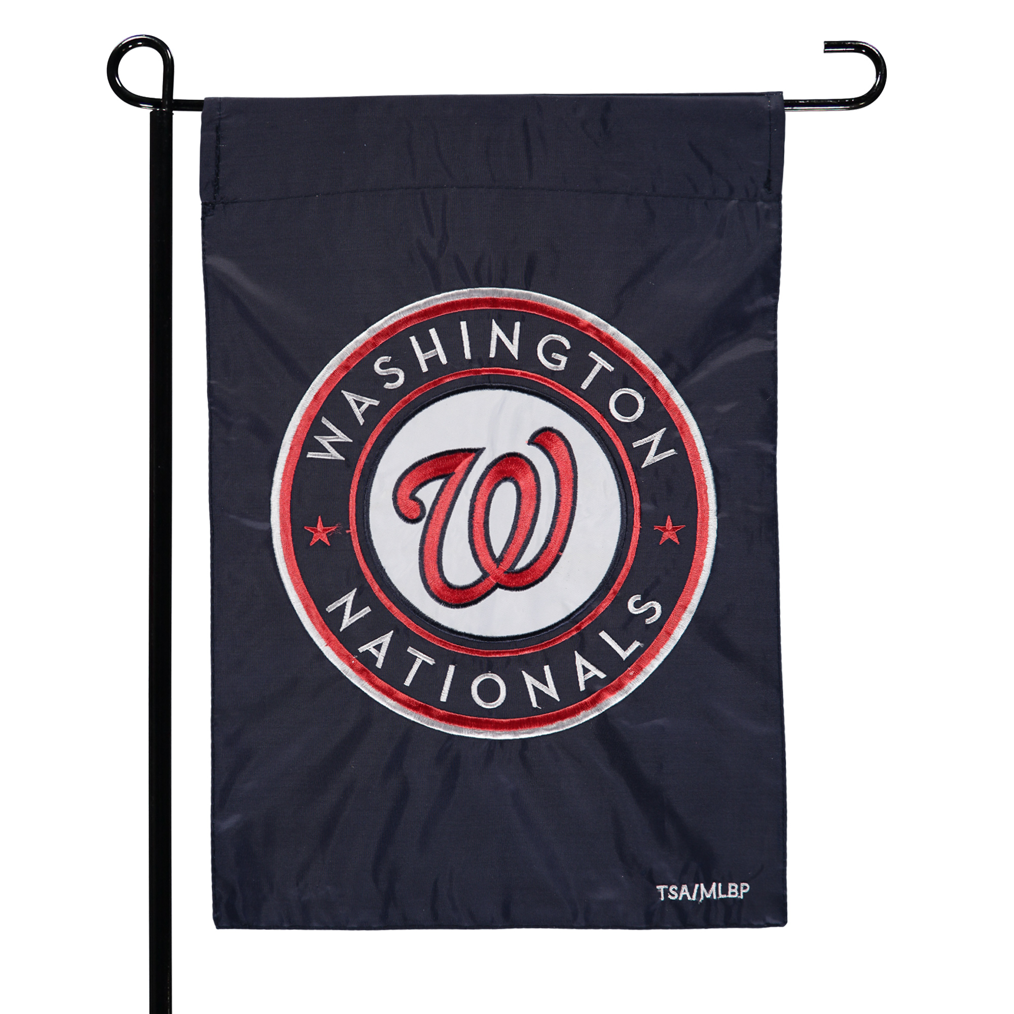 Washington Nationals 12.5" x 19" Applique DoubleSided Garden Flag No