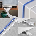 thumbnail image 4 of Cable Ethernet BUSOHE Cat6, 20 m, paquete de 2, blanco con clips, 4 of 7