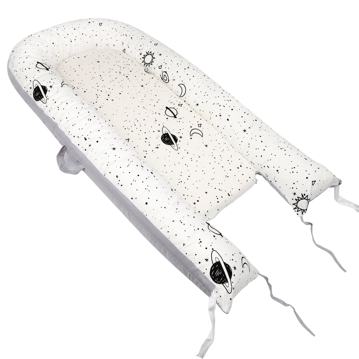 RUseeN Baby Lounger Pillow, Ultra Breathable Cotton Soft Lounger Pillow