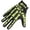 #1 Green - Full Finger - Skeleton Pattern, variant on Skeleton Gloves Adjustable Lightweight Racing Skull Sports Work Bone Gloves Anti-Slip Breathable for Men & Women Motorcycle, Cycling, Biking, Workout #1 Green - Full Finger - Skeleton Pattern,Small