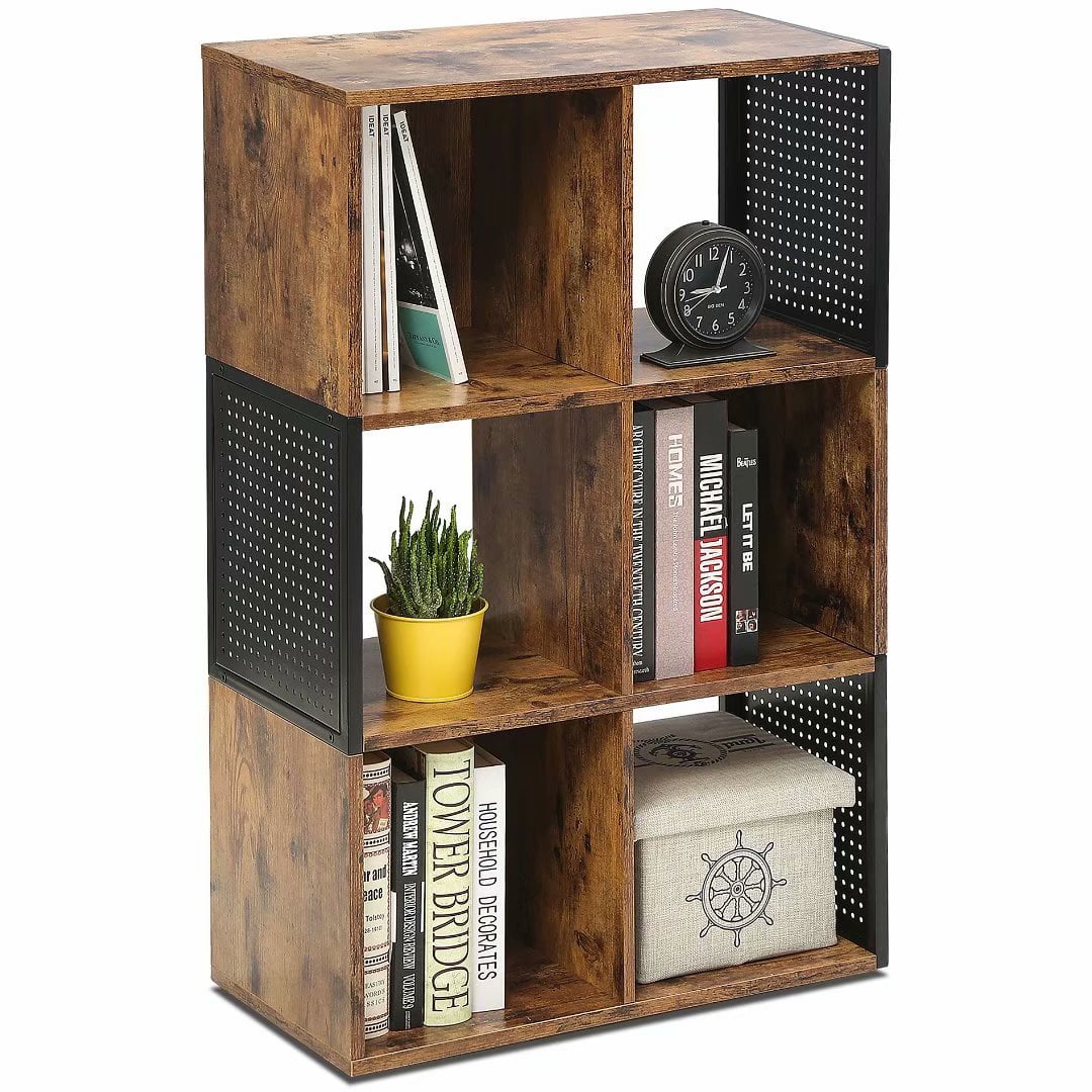 Minimalist 6 Cube Bookcase 