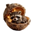 thumbnail image 2 of Adorno colgante de árbol de Navidad para animales del bosque, diseño caprichoso, decoración versátil, acrílico duradero, uso en temporada navideña, 10 cm, 2 of 5
