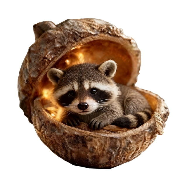 Ornamentos Animales para Árbol de Navidad 10cm Bosque Animales Decoración Árbol de Navidad Colgante Regalo de Vacaciones