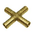 thumbnail image 4 of LOVIVER prostys Barbed Wire Fittings Pneumatic Cross Coupler prosty Male Thread Gas, 4 of 5