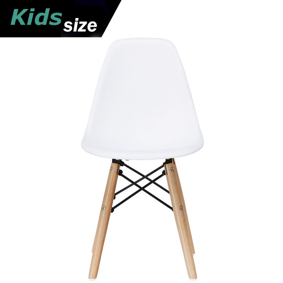 childrens white wooden chair