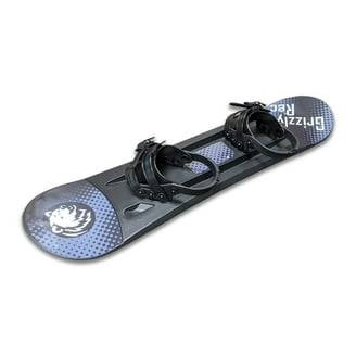 Slippery Racer Kids Hardwood Snowboard with Velcro Binding-110 CM