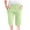 Green, variant on ShomPort Summer Casual Shorts for Women Drawstring Elastic Waist Knee Length Shorts with Pockets