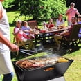 thumbnail image 2 of Portable BBQ Barbecue Grill Foldable Charcoal Grill Camping Garden Outdoor Travel, 2 of 14
