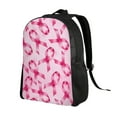 thumbnail image 2 of Fotbe Breast Cancer Ribbons Awareness Travel Laptop Backpack, Business Slim Sturdy Laptops Backpack, Water Resistant College School Computer Bag Gift for Men & Women Fits 15.6 Inch Notebook, 2 of 8