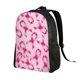 thumbnail image 2 of Disketp Breast Cancer Ribbons Awareness Mochila Unisex de Apertura Lateral Completa, Mochila para Laptop para Escuela, Trabajo y Viajes, 2 of 8