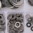 thumbnail image 4 of Juego Surtido De Arandelas Planas, Arandelas Planas Plateadas De Acero Inoxidable Para Suministros Industriales Cergrey Washer, 4 of 8