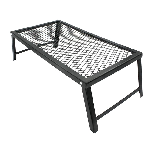 koolsoo Lightweight Barbecue Net Table Camp Grill Rack Grill Mesh Table 55x30cm Folding