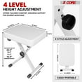 thumbnail image 4 of xyz5Core Keyboard Stand Adjustable z Style Piano Riser + Keyboard Piano Bench, 4 of 4