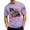 Purple, variant on LWavelet Mens USA Shirt American Flag T-Shirt 4th of July Patriotic Short Sleeve Tee
