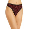 thumbnail image 2 of Platinum inspired by Solange Ferrarini Printed Crochet Bikini Bottom, auburn, Medium, 2 of 3
