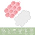 thumbnail image 5 of Sioweci Silicone Toddle Food Freezer Tray with Lid BPA-Free Breastmilk Storage Container Nibble Tray for Teething Ice Cubes Fruit Purees Grey, 5 of 13