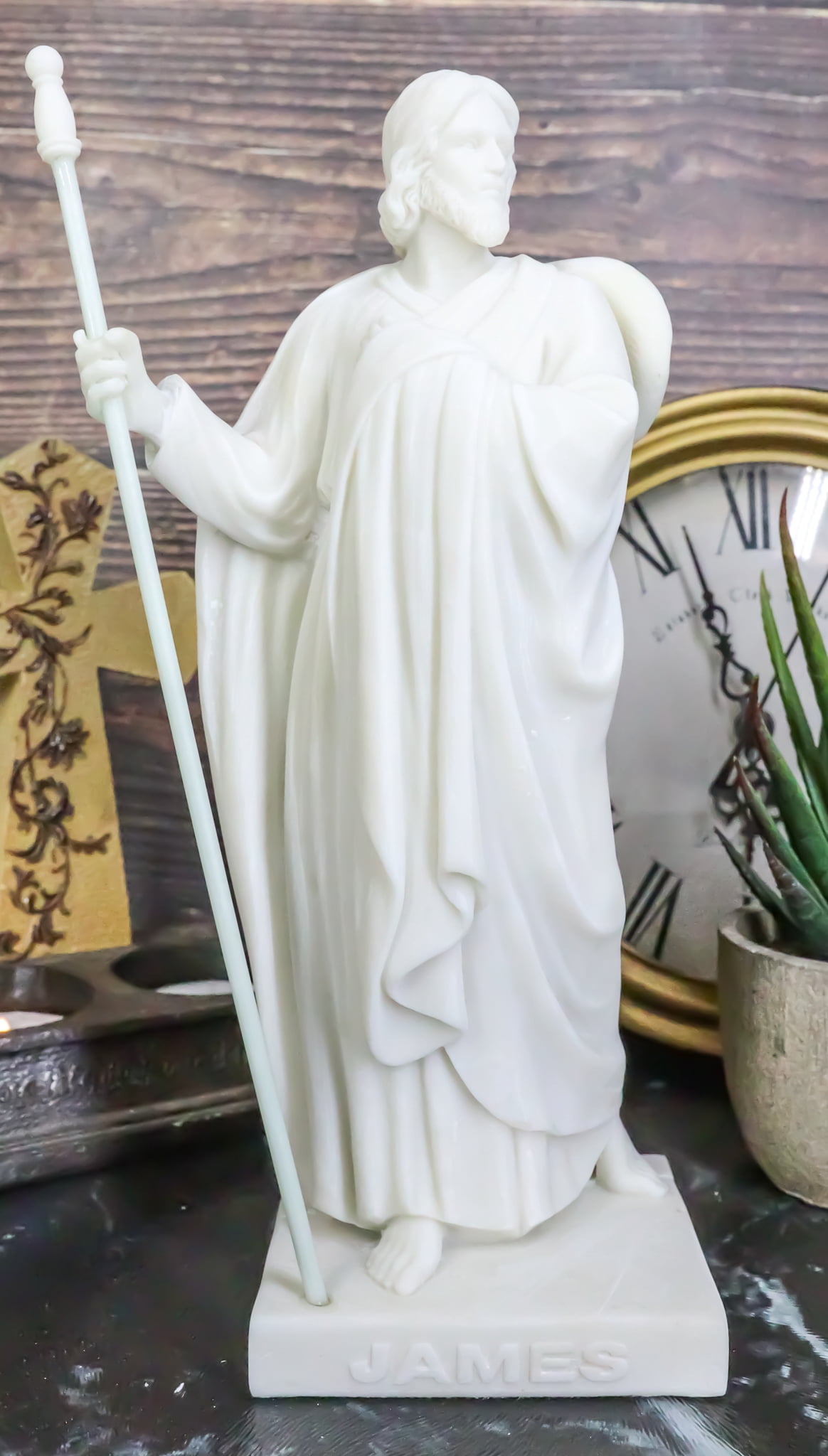 Thorvaldsen Copenhagen Museum Christ Hall Apostle James The Greater Statue 8'H