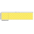 thumbnail image 3 of Ambesonne Geometric Fabric by the Yard Upholstery, Bicolored Minimalist Art, 5 Yards, White and Yellow, 3 of 5
